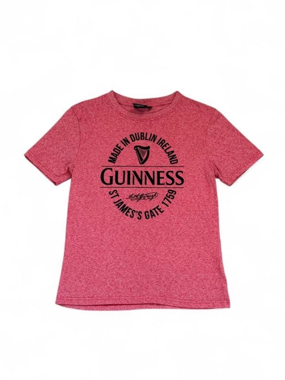Guinness Pink Heather Logo T-Shirt